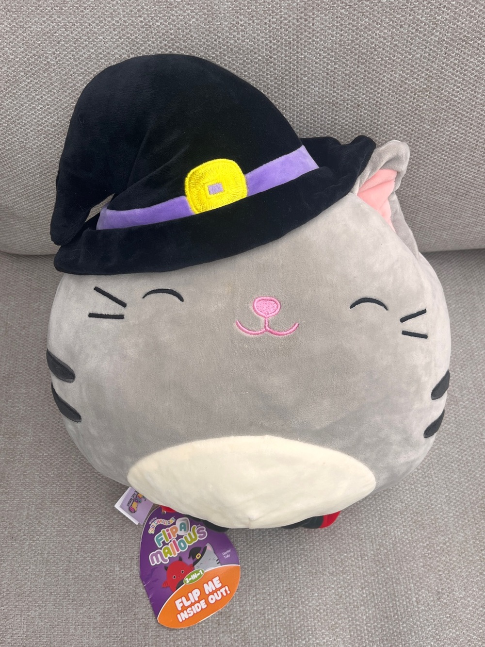 Squishmallows Halloween Flip-A-Mallows Witch Cat Devil Plush Toy Reversible NWT
